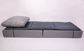 Кресло-кровать-пуф бескаркасное Прайм (мехико серый-графит) в Березниках - berezniki.ok-mebel.com | фото 3