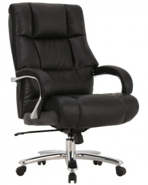 Кресло офисное BRABIX PREMIUM "Bomer HD-007" (рециклированная кожа, хром, черное) 531939 в Березниках - berezniki.ok-mebel.com | фото 1