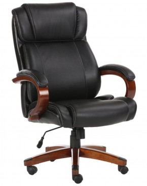 Кресло офисное BRABIX PREMIUM "Magnum EX-701" (дерево, рециклированная кожа, черное) 531827 в Березниках - berezniki.ok-mebel.com | фото