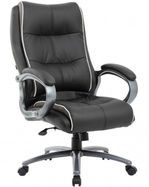 Кресло офисное BRABIX PREMIUM "Strong HD-009" (экокожа черная, ткань серая) 531945 в Березниках - berezniki.ok-mebel.com | фото 1