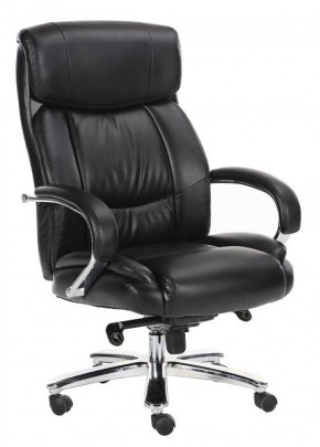 Кресло офисное BRABIX "Direct EX-580" (хром/рециклированная кожа/черное) 531824 в Березниках - berezniki.ok-mebel.com | фото