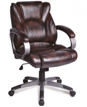 Кресло офисное BRABIX "Eldorado EX-504" (коричневое) 530875 в Березниках - berezniki.ok-mebel.com | фото