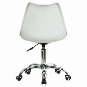 Кресло стул BRABIX "Eames MG-310 CH", хром, пластик белый, ткань серая, 532924 в Березниках - berezniki.ok-mebel.com | фото 4