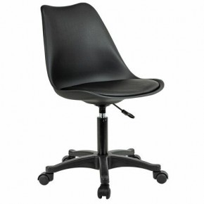 Кресло стул BRABIX "Eames MG-310 PL", пластик черный, экокожа черная, 532927 в Березниках - berezniki.ok-mebel.com | фото 2