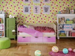 Кровать Бабочки (Сиреневый металлик) 1800 в Березниках - berezniki.ok-mebel.com | фото