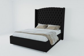 Кровать Берлин ЛЮКС с ПМ 1800 (экокожа кольт ч) в Березниках - berezniki.ok-mebel.com | фото 2