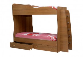 Кровать детская 2-х ярусная Юниор-1 (800*2000) ЛДСП в Березниках - berezniki.ok-mebel.com | фото