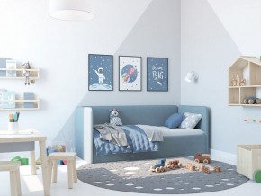 Кровать-диван Leonardo 160*70 (Голубой) + боковина в Березниках - berezniki.ok-mebel.com | фото 5