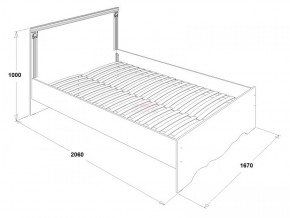 Кровать двойная Ольга 1Н + 2-а ящика (1600*2000) в Березниках - berezniki.ok-mebel.com | фото 2