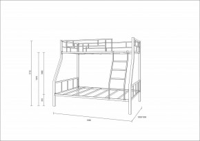 Кровать двухъярусная Раута в Березниках - berezniki.ok-mebel.com | фото 3