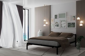 Кровать Мета с матрасом 1200 (черный) в Березниках - berezniki.ok-mebel.com | фото 2