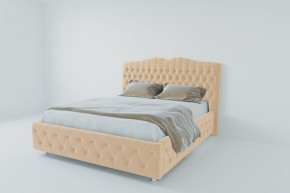 Кровать Нягань с ПМ 800 (экокожа бежевая) в Березниках - berezniki.ok-mebel.com | фото 2