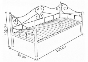 Кровать односпальная Венеция в Березниках - berezniki.ok-mebel.com | фото 3