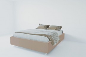 Кровать Подиум с ПМ 1200 (велюр серый) в Березниках - berezniki.ok-mebel.com | фото 1