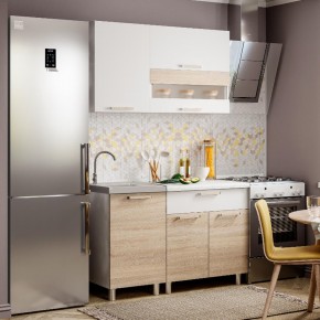 Кухня Айсбери 1.2 м (Белый/Дуб Сонома) в Березниках - berezniki.ok-mebel.com | фото