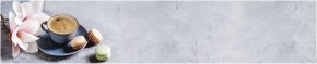 Кухонный фартук с тиснением «бетон» матовый KMB 027 (3000) в Березниках - berezniki.ok-mebel.com | фото