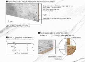 Кухонный фартук со столешницей (А-04) в едином стиле (3050 мм) в Березниках - berezniki.ok-mebel.com | фото 7