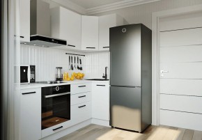 Кухонный гарнитур Белый Глянец 2200*1000 (Стол. 26мм) в Березниках - berezniki.ok-mebel.com | фото