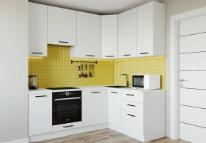 Кухонный гарнитур Белый Глянец 2200*1600 h950 (Стол. 26мм) в Березниках - berezniki.ok-mebel.com | фото