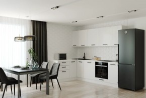 Кухонный гарнитур Белый Глянец 2600*1600 (Стол. 26мм) в Березниках - berezniki.ok-mebel.com | фото