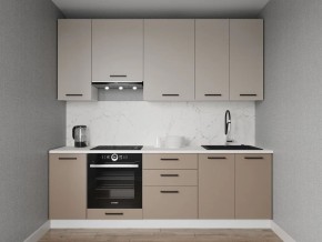 Кухонный гарнитур Каппучино 2400 h950 (Стол. 26мм) в Березниках - berezniki.ok-mebel.com | фото