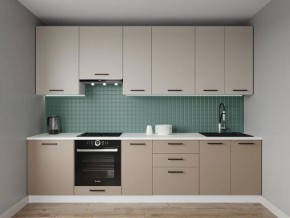Кухонный гарнитур Каппучино 3000 h950 (Стол. 26мм) в Березниках - berezniki.ok-mebel.com | фото