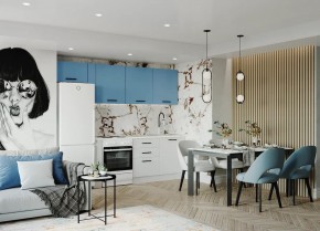 Кухонный гарнитур Капри 2550 (Стол. 38мм) в Березниках - berezniki.ok-mebel.com | фото