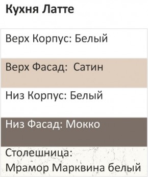Кухонный гарнитур Латте 2000 (Стол. 38мм) в Березниках - berezniki.ok-mebel.com | фото 3