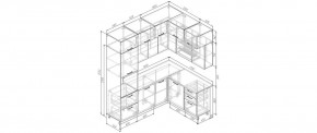 Кухонный гарнитур Меренга 2200*1700 (Стол. 26мм) в Березниках - berezniki.ok-mebel.com | фото 2