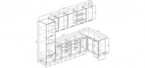 Кухонный гарнитур Меренга 3200*1400 (Стол. 38 мм) в Березниках - berezniki.ok-mebel.com | фото 2