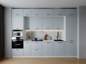 Кухонный гарнитур Смоки 3400 (Стол. 26мм) в Березниках - berezniki.ok-mebel.com | фото