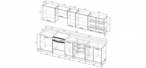 Кухонный гарнитур Старое Дерево 3000 (Стол. 38мм) в Березниках - berezniki.ok-mebel.com | фото 2