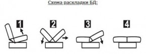 ЛАУРА ЛЮКС Диван Лаура Люкс БД+2подушки в Березниках - berezniki.ok-mebel.com | фото 7