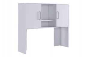 ЛАЙТ 2 Надстройка стола компьютерного (1200) белый в Березниках - berezniki.ok-mebel.com | фото