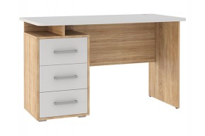 ЛАЙТ 2 Стол компьютерный (1200)  дуб сонома/белый в Березниках - berezniki.ok-mebel.com | фото