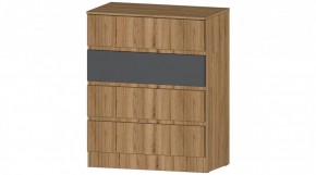 ЛЕНОРА Комод 4 ящика (графит) в Березниках - berezniki.ok-mebel.com | фото