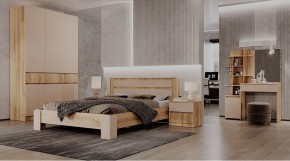 ЛЕНОРА Спальный гарнитур (модульный) кашемир в Березниках - berezniki.ok-mebel.com | фото