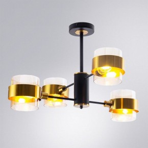 Люстра на штанге Arte Lamp Carlo A8205SP-4BK в Березниках - berezniki.ok-mebel.com | фото 2