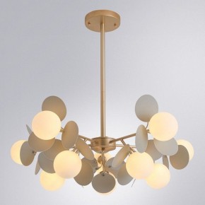 Люстра на штанге Arte Lamp Peacock A1369SP-10GY в Березниках - berezniki.ok-mebel.com | фото 2