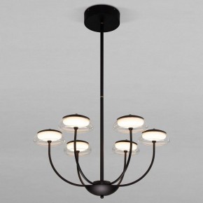 Люстра на штанге Eurosvet Fungo 50388 LED черный в Березниках - berezniki.ok-mebel.com | фото