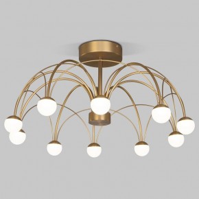 Люстра на штанге Eurosvet Ragno 90031/10 LED золото в Березниках - berezniki.ok-mebel.com | фото