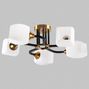 Люстра на штанге Imex MD.52009 MD.52009-5-S-BK+GAB в Березниках - berezniki.ok-mebel.com | фото