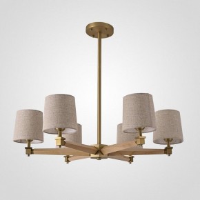 Люстра на штанге Imperiumloft Jorgenson Beige/Light wood STAVRA01 в Березниках - berezniki.ok-mebel.com | фото