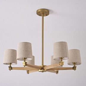 Люстра на штанге Imperiumloft Jorgenson Beige/Light wood STAVRA01 в Березниках - berezniki.ok-mebel.com | фото 3