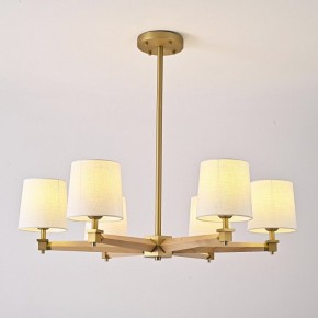 Люстра на штанге Imperiumloft Jorgenson White/Light wood STAVRA01 в Березниках - berezniki.ok-mebel.com | фото 3
