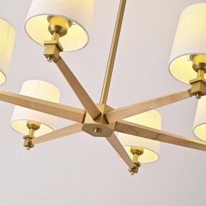 Люстра на штанге Imperiumloft Jorgenson White/Light wood STAVRA01 в Березниках - berezniki.ok-mebel.com | фото 7