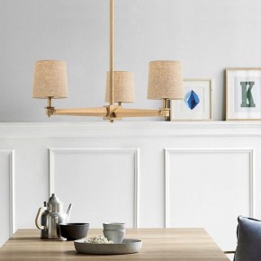 Люстра на штанге Imperiumloft Jorgenson White/Light wood STAVRA01 в Березниках - berezniki.ok-mebel.com | фото 6