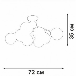 Люстра на штанге Vitaluce V3772 V3772-8/8PL в Березниках - berezniki.ok-mebel.com | фото 4