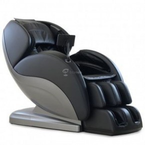 Массажное кресло PS6500 черно-серебряное в Березниках - berezniki.ok-mebel.com | фото