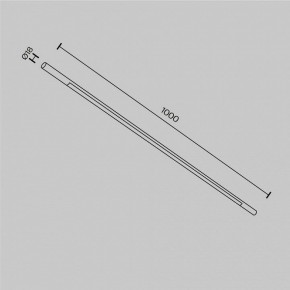 Модульный светильник Maytoni Basis C100CL-L1000-24W3-6K-B в Березниках - berezniki.ok-mebel.com | фото 6
